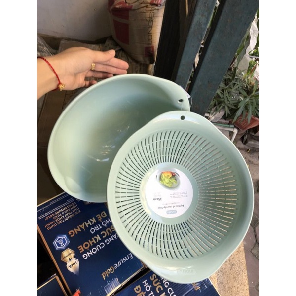 Bộ thau rổ Inochi 28cm,30cm,35cm
