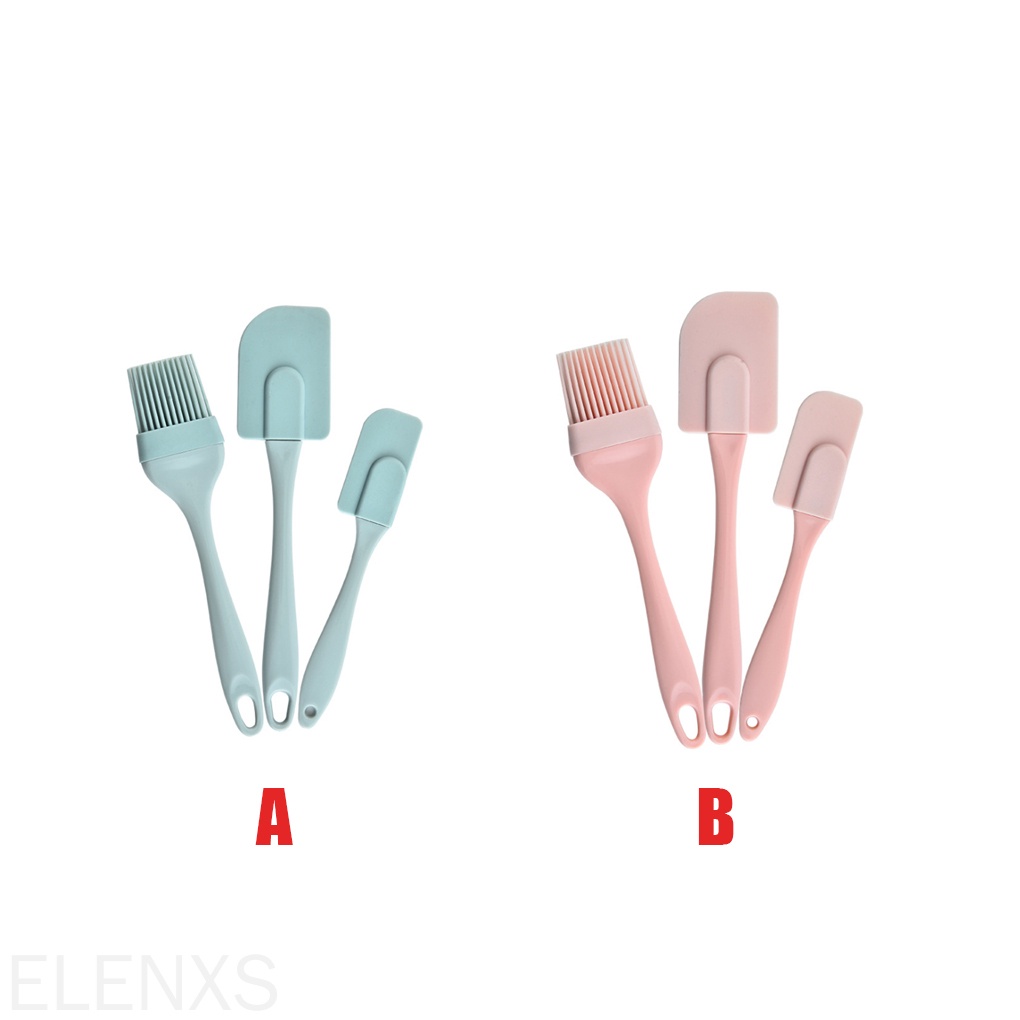 Bộ 3 Thanh Quết Bột Làm Bánh Bằng Silicon Diy Tiện Lợi