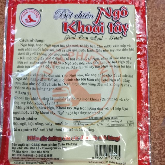150g bột chiên ngô/khoai tây Tuấn Phương