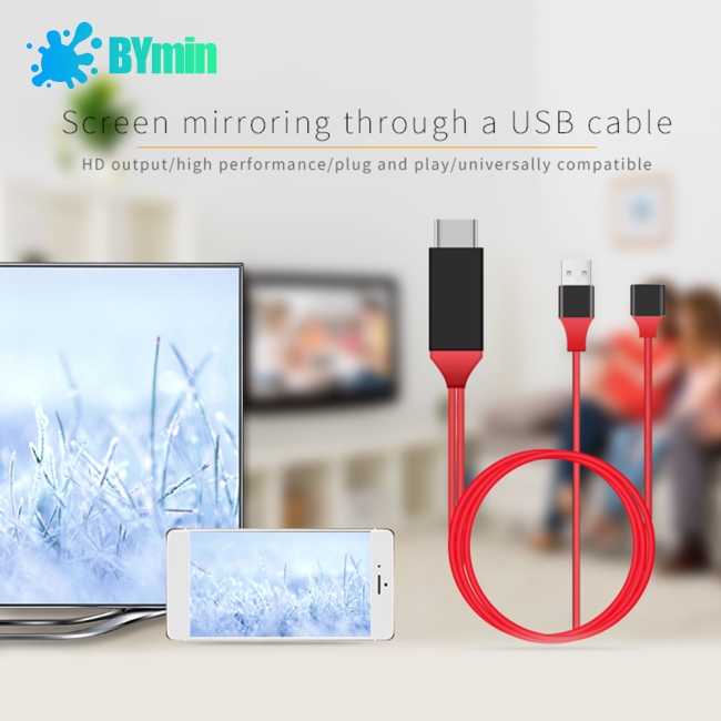 Cáp chuyển đổi HD MHL sang HDMI 1080P TV cho Samsung Galaxy S7 / S8 / S8 Plus