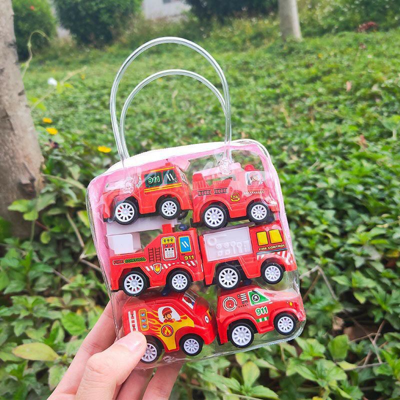 Bộ Đồ Chơi 6 Ô Tô Mini Chạy Đà NHiều Màu Sắc Cho Bé - Chất Liệu Nhựa An Toàn Cho Bé  Sóc_toystore