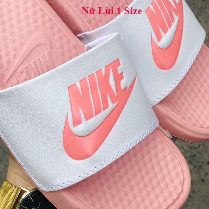 Dép unisex 𝐍𝐈𝐊𝐄 ❤️FREESHIP + Hộp❤️ dép quai ngang thể thao nam nữ mk in 𝐍𝐈𝐊𝐄-𝐁𝐚𝐧𝐚𝐬𝐬𝐢,hồng quai trắng