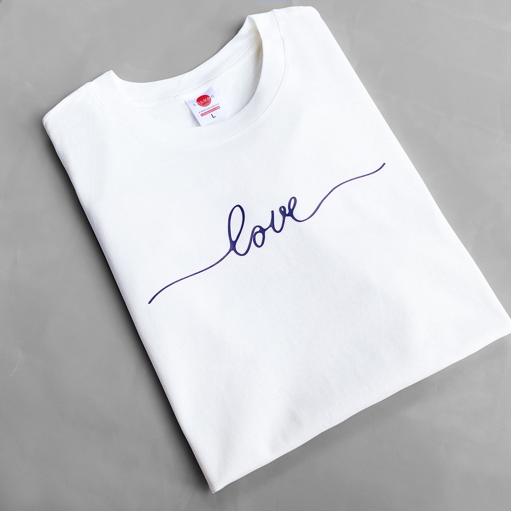 Áo Phông Cotton Hoạ Tiết Love 1385