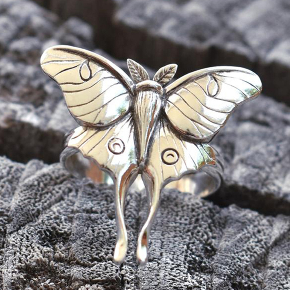 Nhẫn Mặt Hình Bướm Đính Đá Thời Trang Cho Nữ