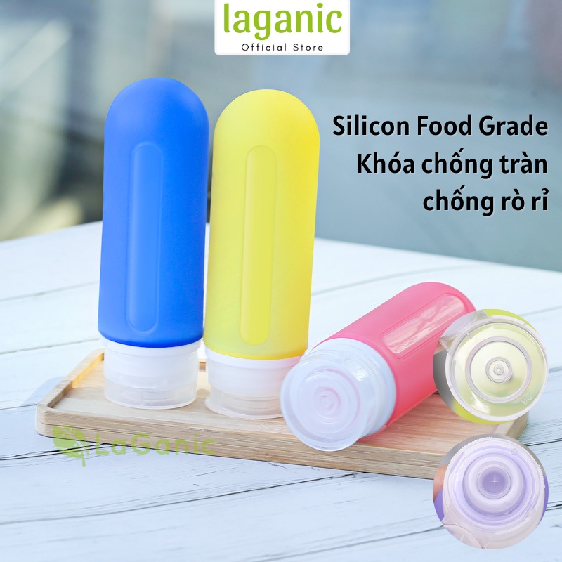 Chai lọ chiết mỹ phẩm dầu gội du lịch Silicon 89ml [Colorful Capsule]