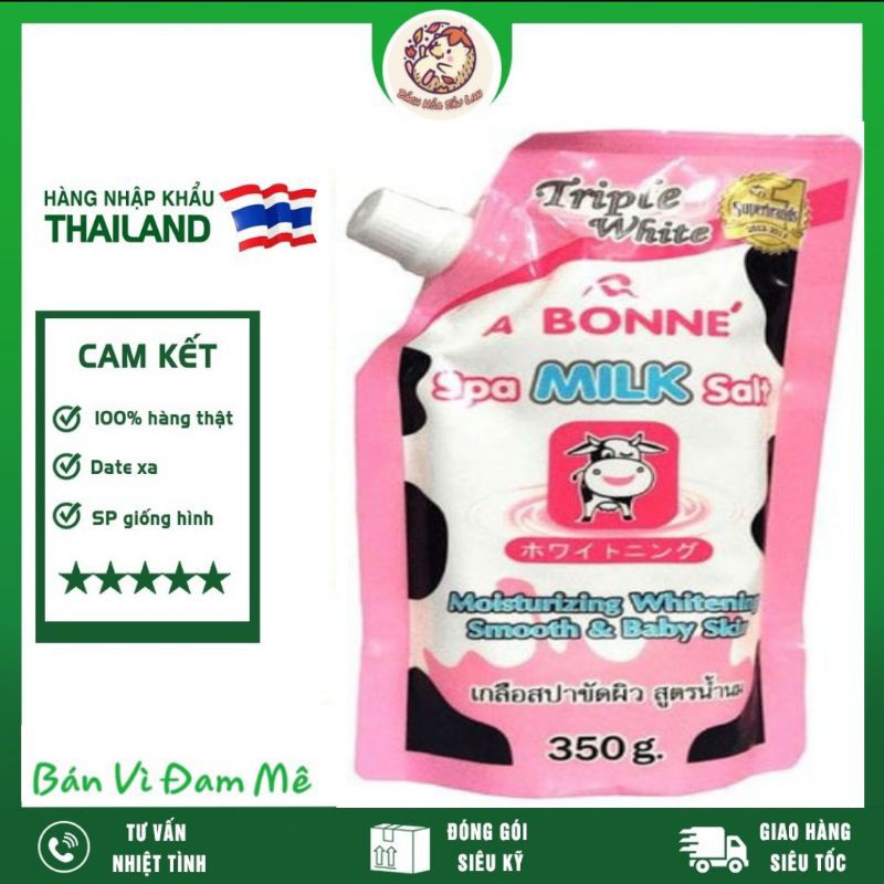 Muối Bò Tắm Tẩy Tế Bào Chết Body ABONNE 350Gr