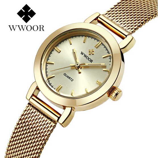 Đồng hồ nữ dây lưới Wwoor 8823