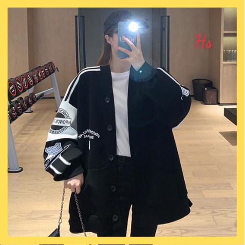 Áo Cardigan in logo chữ BRCON - Áo khoác ngoài nữ - HANHAN CLOTHINGS