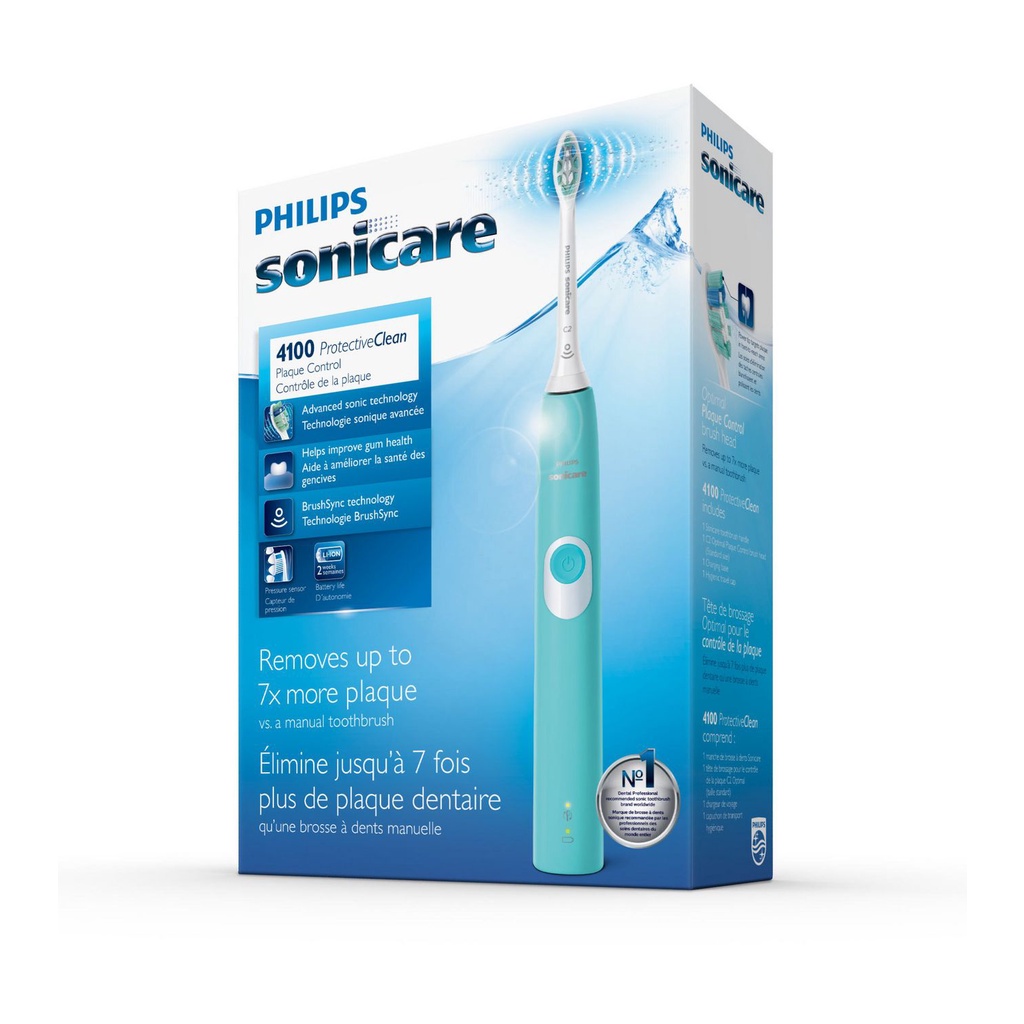 [CHÍNH HÃNG] Bàn chải đánh răng sóng âm Philips sonicare 4100