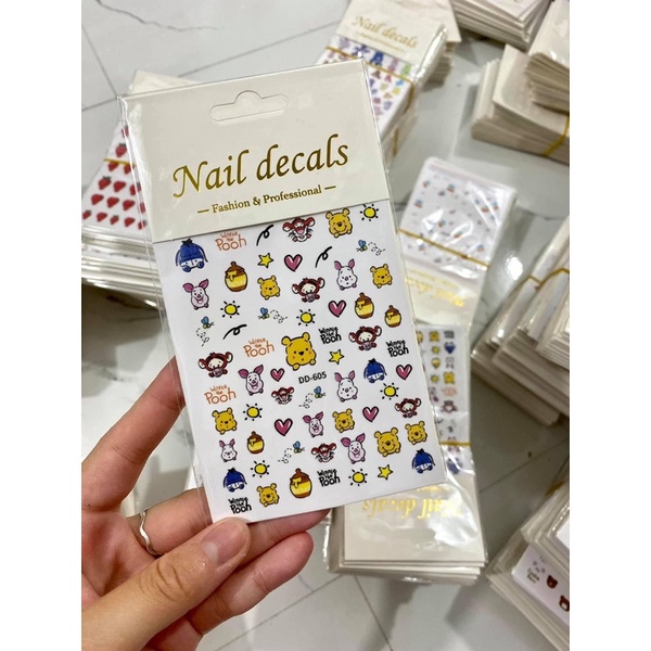 Stick kute ,miếng dán móng sticker nail cao cấp ,đồ nail đẹp giá rẻ