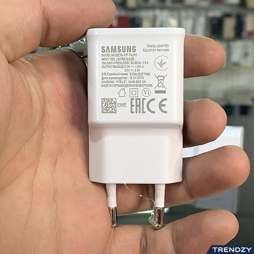 Bộ  Sạc Cáp ,Bộ Củ Sạc Samsung S10 Type C Zin Hỗ Trợ Sạc Nhanh Cho Samsung Note 8/9/10 S8/9/10/S10P,Vsmart