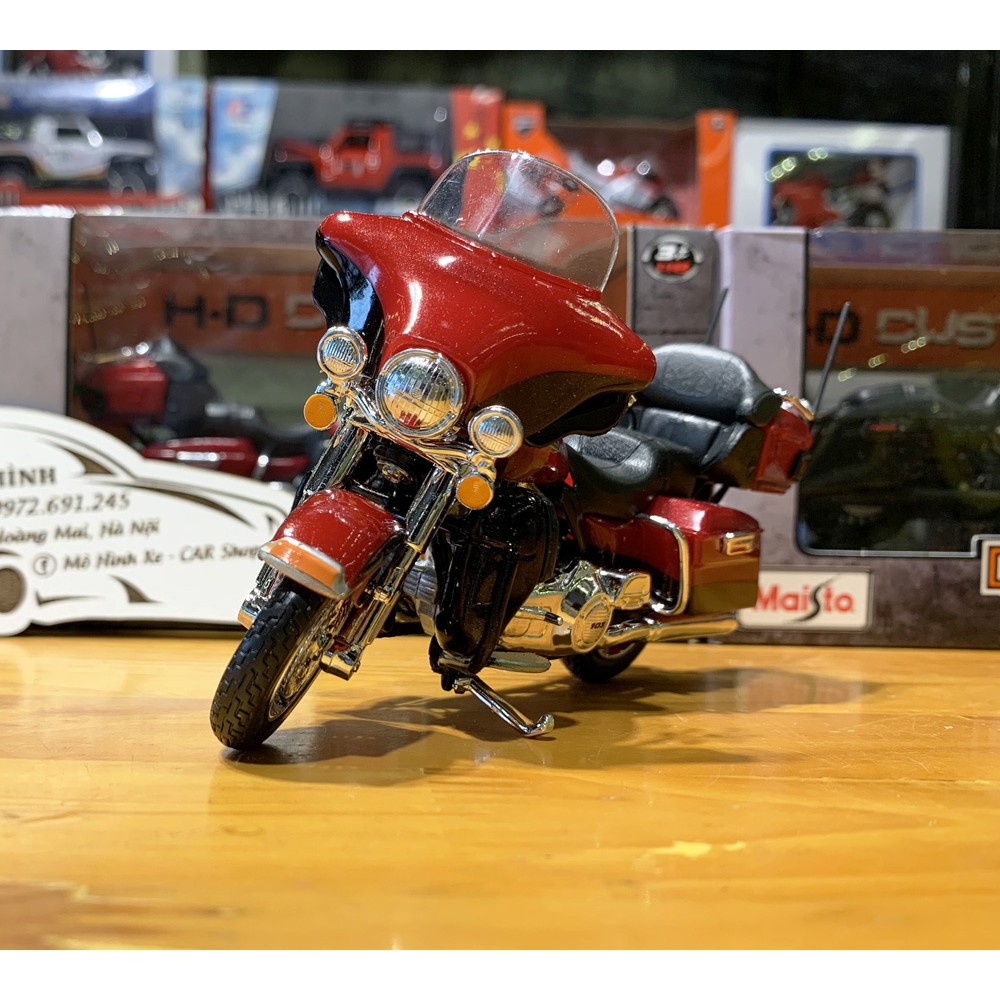 Mô hình xe HARLEY DAVIDSON FLHTK ULTRA LIMITED tỉ lệ 1:18 hãng Maisto