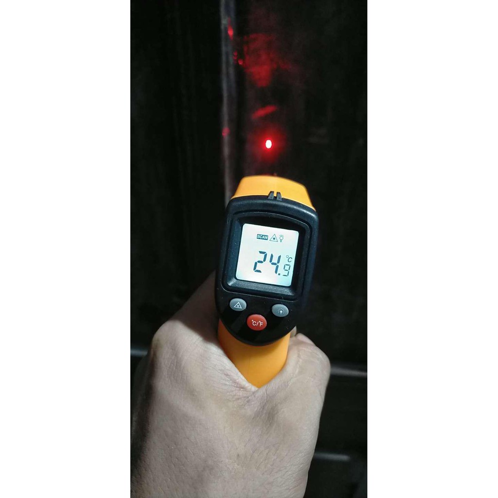 Súng đo nhiệt độ bằng tia hồng ngoại không tiếp xúc GM320 -50~380 độ