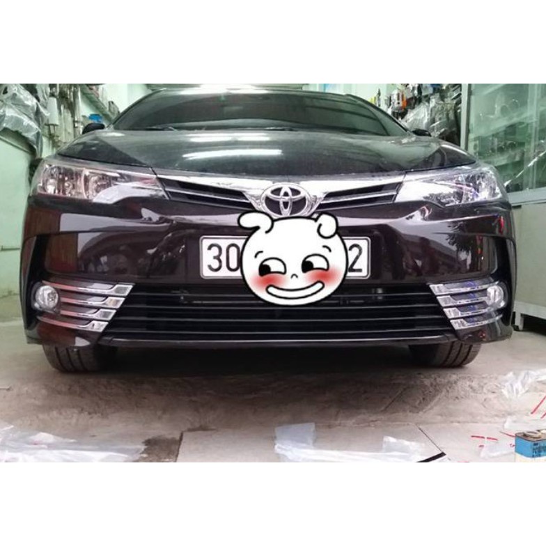 Ốp Viền Đèn Gầm Trước Toyota Altis 2018 2020