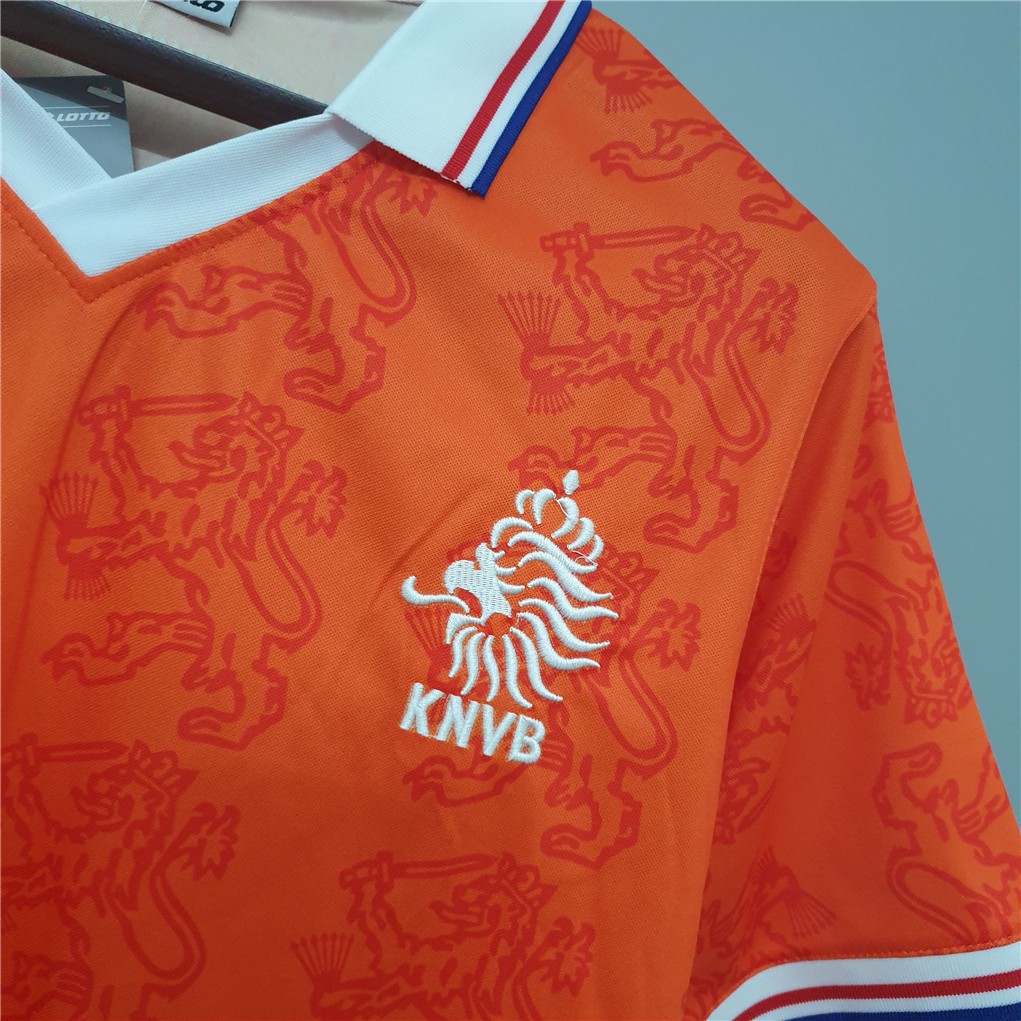 1995 Hà Lan Home Away Orange Holland Retro Bóng đá Jersey Bóng đá