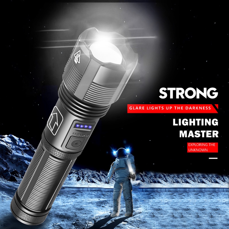 Đèn Pin Led Siêu Sáng HdoorLink Xhp50 1000 Lumens 5 Chế Độ Điều Chỉnh Ánh Sáng Tiện Dụng