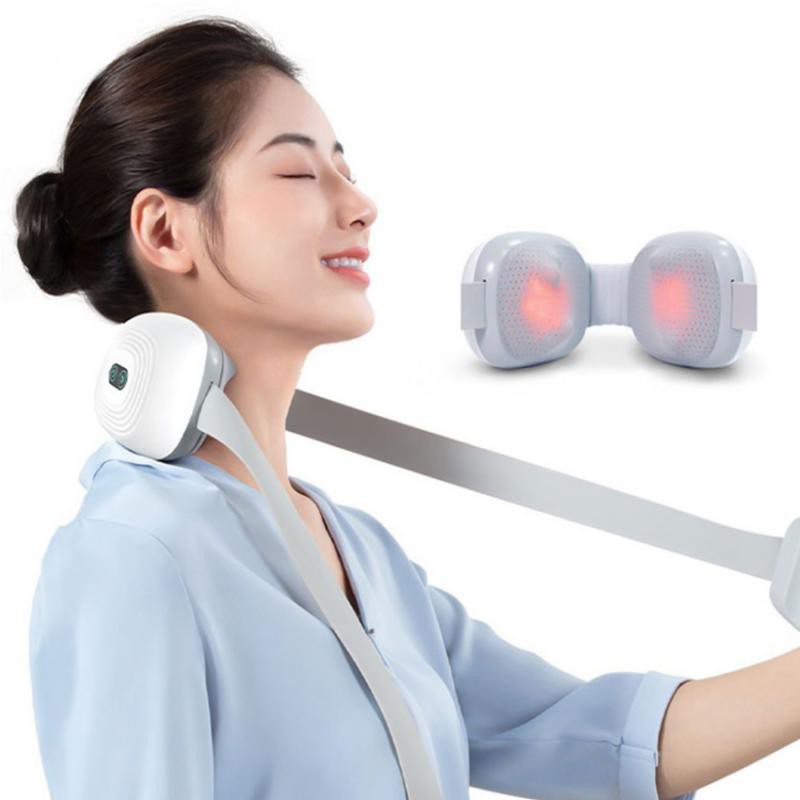 Máy massage cổ,máy matxa cổ có chườm nóng,thư giãn sau ngày làm việc mệt mỏi