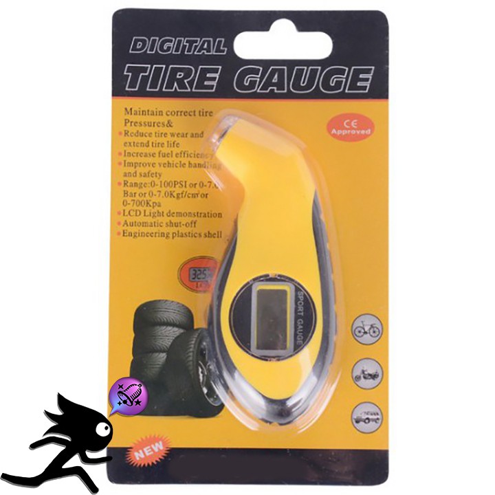 ĐỒNG HỒ ĐO ÁP SUẤT LỐP TIRE GAUGE NHỎ GỌN, ĐỘ CHÍNH XÁC CAO, GIÁ RẺ - HÀNG CHÍNH HÃNG NHẬP KHẨU TRỰC TIẾP.