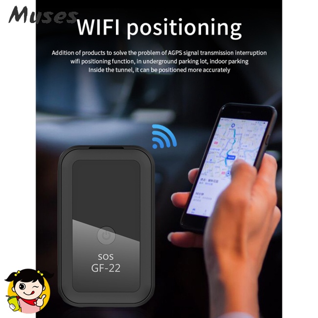 Thiết Bị Định Vị GPS Không Dây Thông Minh Chính Xác GF22 Cho Xe Máy/Xe Hơi