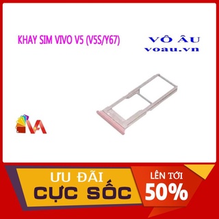 Khay sim vivo v5s màu hồng