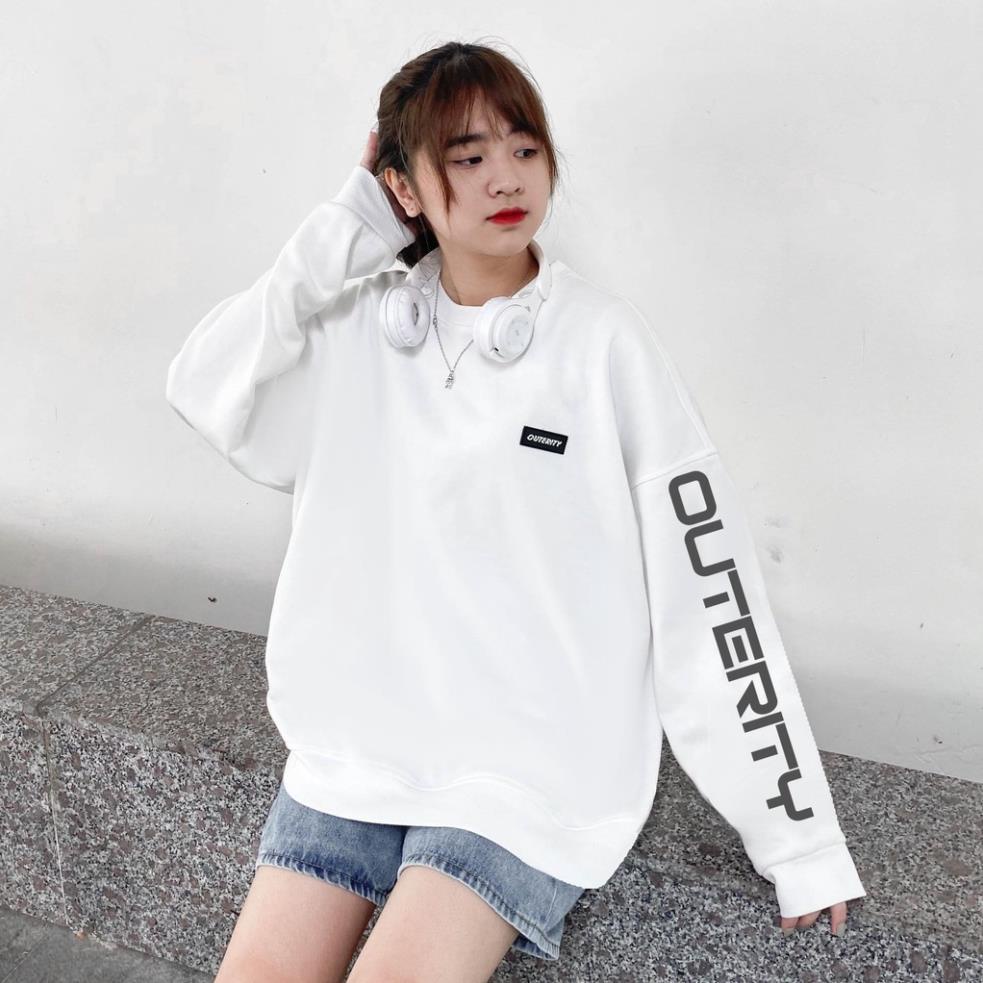 Áo Sweater mẫu OUTERITY Essentinal- MÀU trắng (N341)