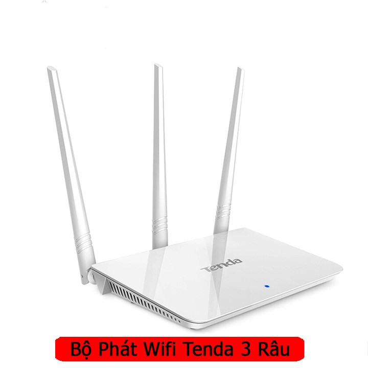 Bộ phát wifi Tenda F3 3 râu cao cấp | Modem wifi chuẩn tốc độ 300Mbps phát sóng xuyên tường | BH 36 tháng | BigBuy360 - bigbuy360.vn
