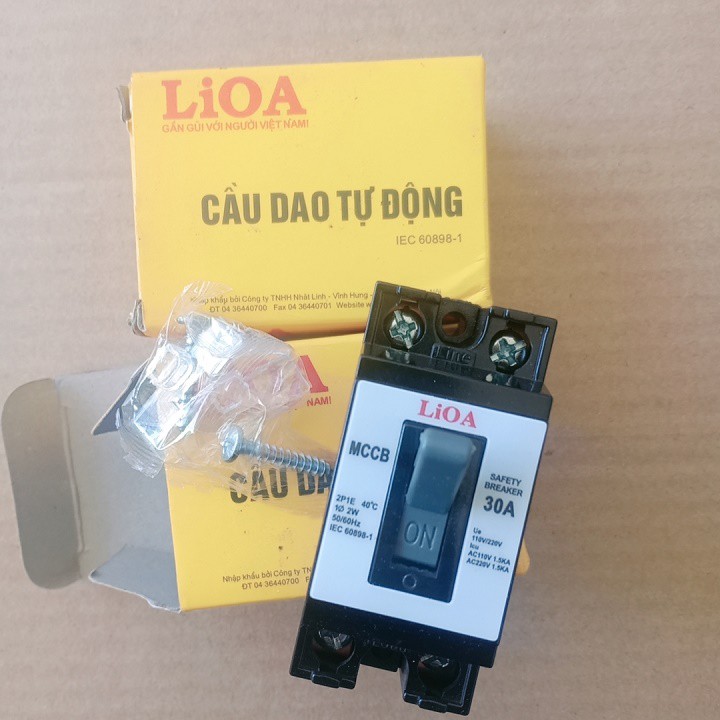 Cầu dao an toàn LIOA - CB cóc Lioa 15A 20A 30A 40A