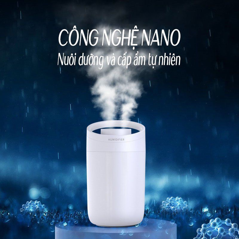 máy phun sương tạo ẩm dung tích 3lit Humidifier