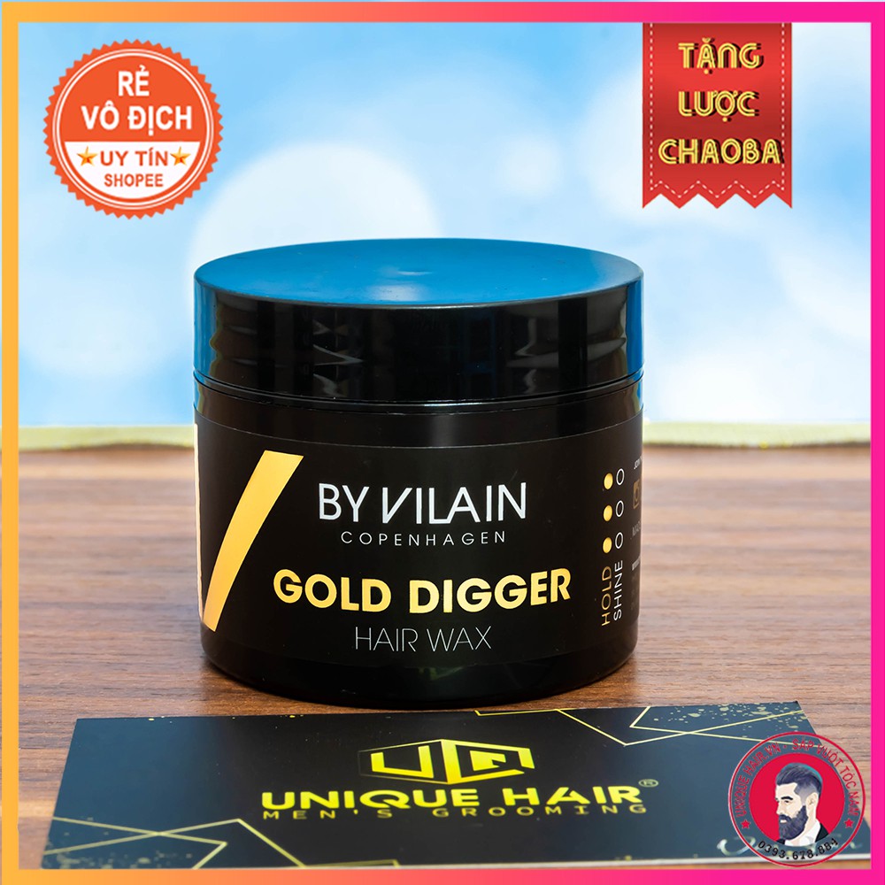 [CHÍNH HÃNG STORE HÀ NỘI] Sáp Vuốt Tóc By Vilain Gold Digger 56gr - New 2021