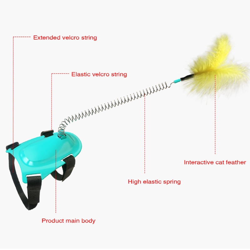 Đồ Chơi Lông Vũ May Mắn Vui Nhộn Cho Mèo Cưng