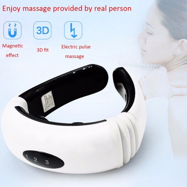 Máy massage trị liệu ❤️Freeship❤️ Máy massage cổ vai gáy 3D trị nhức mỏi cơ thể