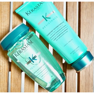Dầu gội xả nuôi dưỡng và làm dài tóc Kerastase Resistance Extentioniste 250ml/200ml