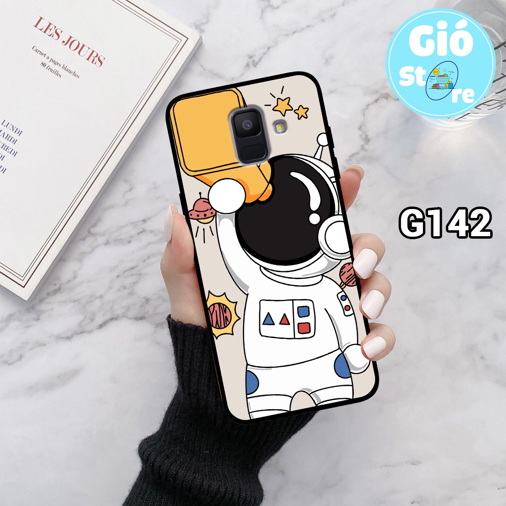 Ốp lưng SAMSUNG A6/ A6+/ A8/ A8+/ J6/ J6+ - Ốp điện thoại SAMSUNG in hình vũ trụ,phi hành gia,lưng nhựa cứng viền dẻo