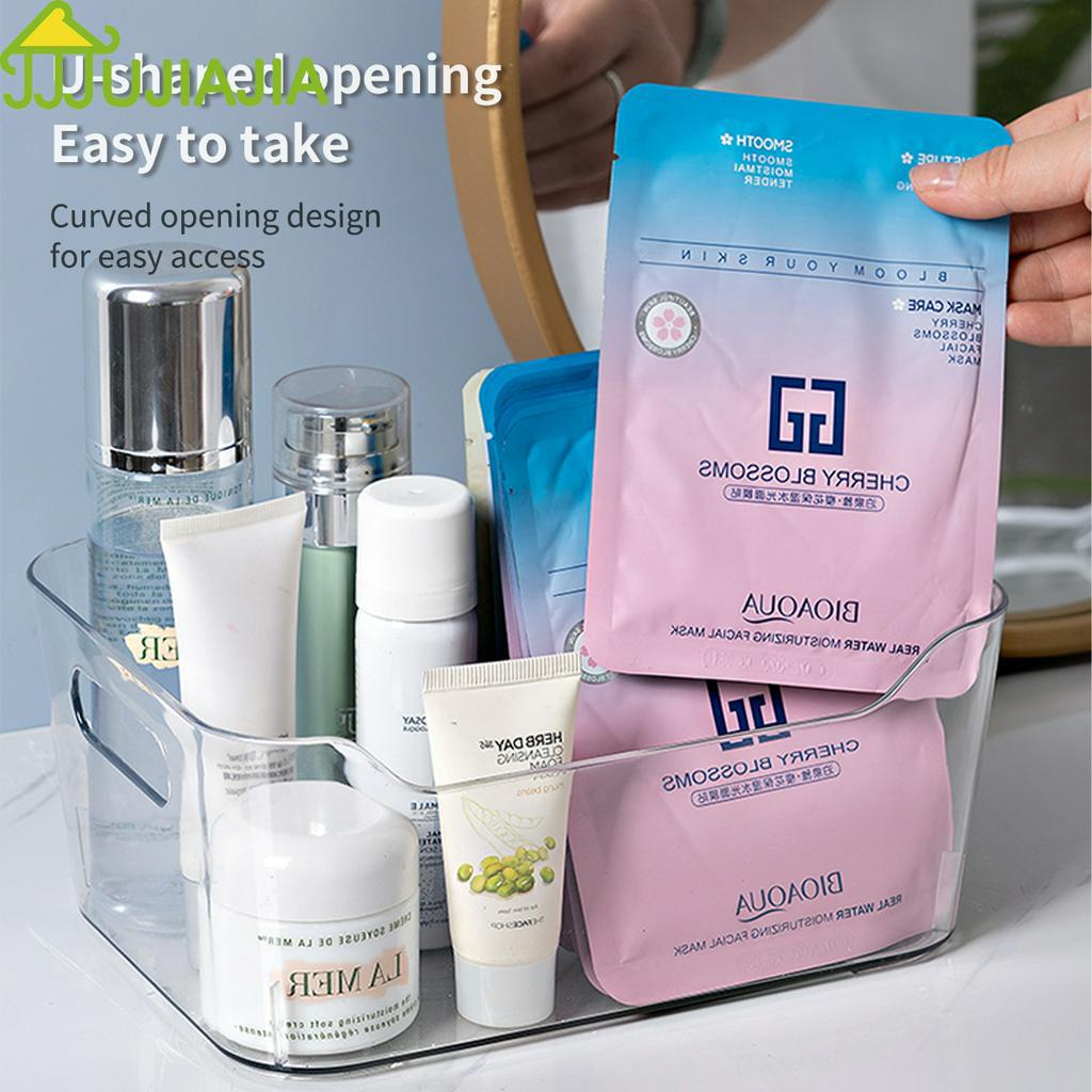Hộp đựng JUJIAJIA bằng chất liệu PET trong suốt có tay cầm tiện dụng