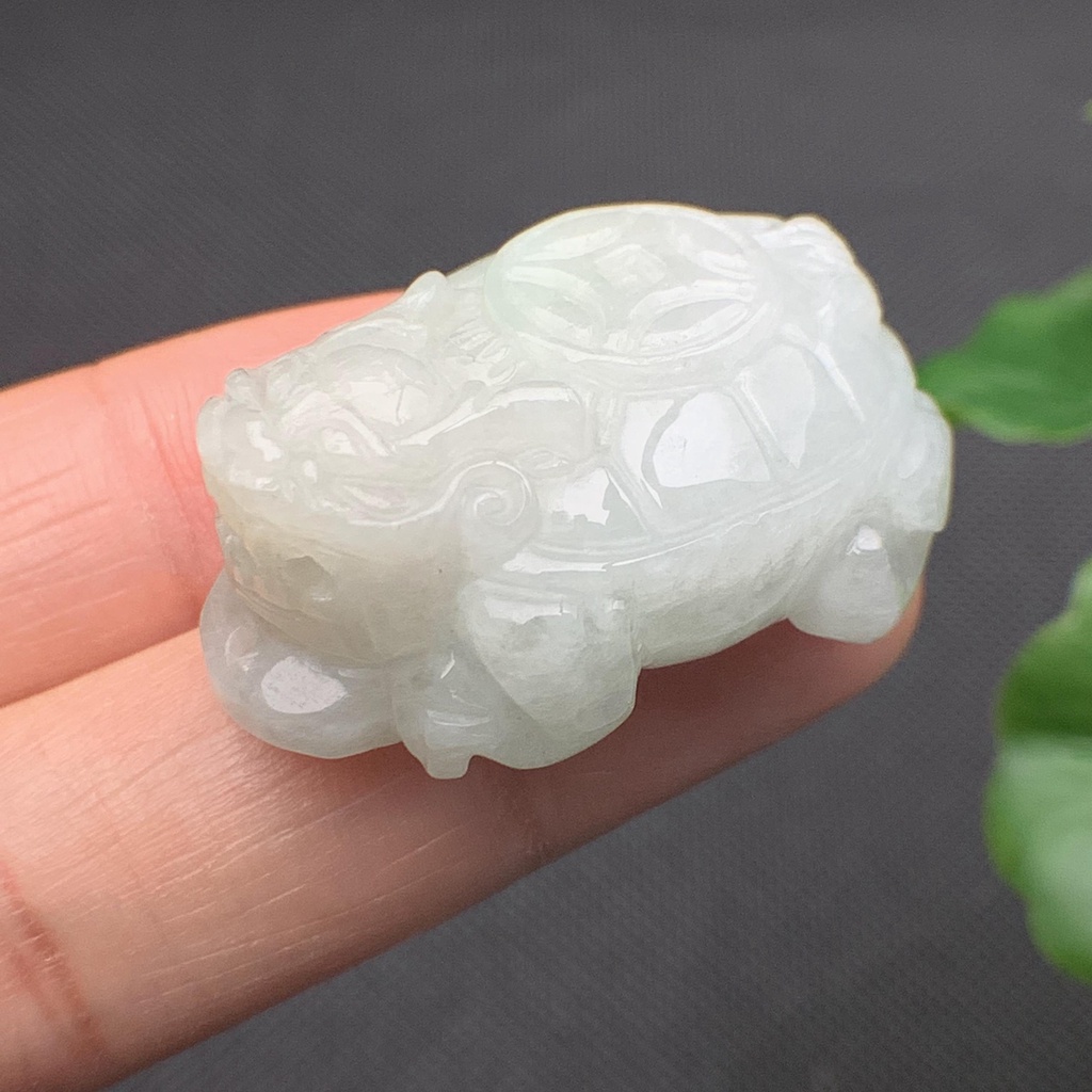 Bách thọ quy long phong thủy ngọc cẩm thạch/Ngọc phỉ thúy tự nhiên