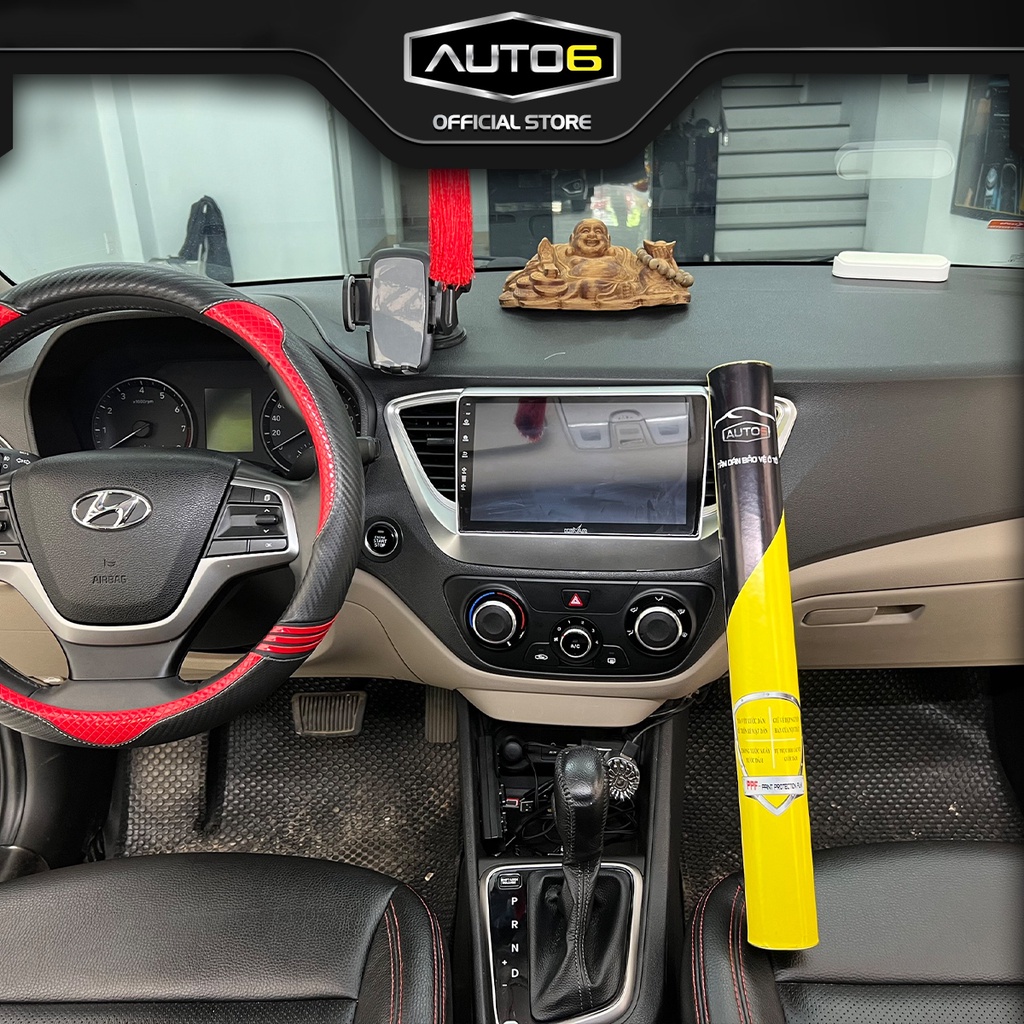 HYUNDAI ACCENT 2017-2023: Film PPF CAO CẤP trong suốt, chống xước và che mờ vết xước nội thất ô tô - AUTO6