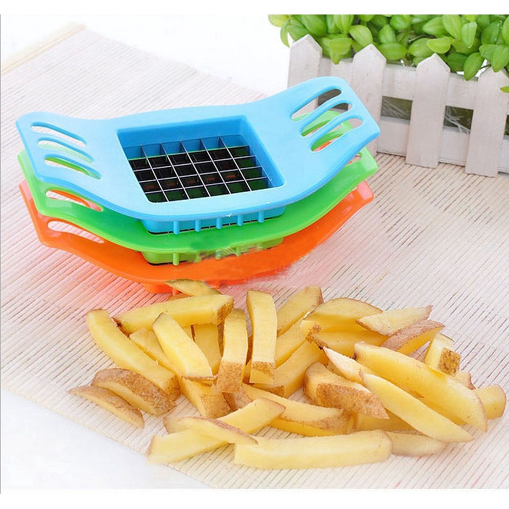 1 Dụng Cụ Cắt Khoai Tây Bằng Thép Không Gỉ
