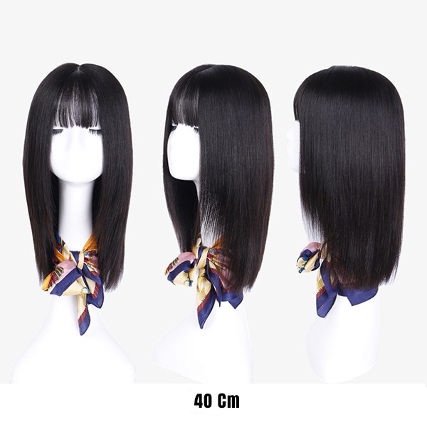 [Mã BMBAU300 giảm 7% đơn 499K] Tóc Thật Nguyên Đầu Siêu Da WINA Cúp Ngang Vai 35cm TGT-008