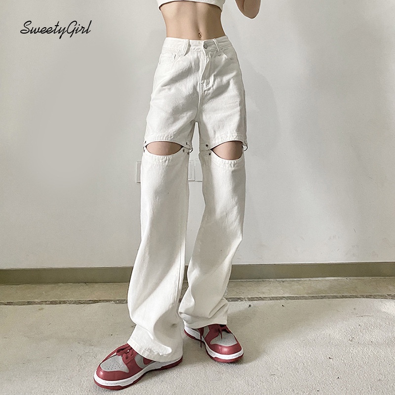 Quần Thể Thao Lưng Cao Ống Suông Màu Trơn Thời Trang Cho Nữ 2022