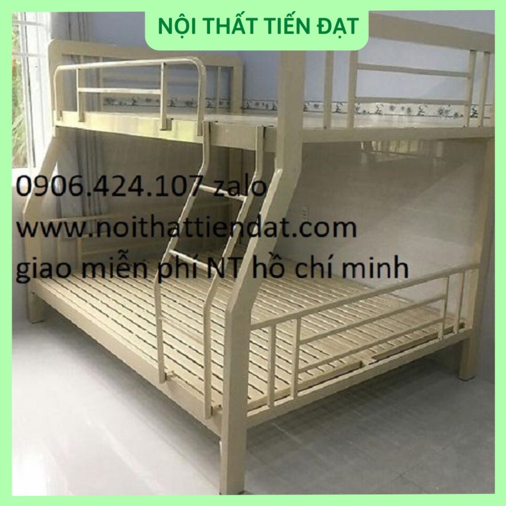 giường tầng hộp trẻ em 1m4-1m6 x 2m