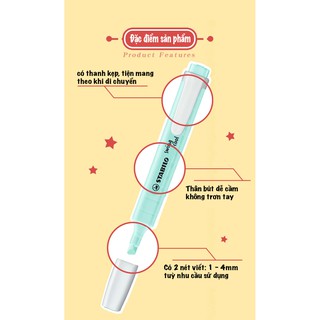 [DA ĐEN] [RẺ NHẤT] Bút Dạ Quang Stabilo Swing Cool HL275