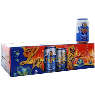 Bia Tiger lon 330ml thùng 24 lon