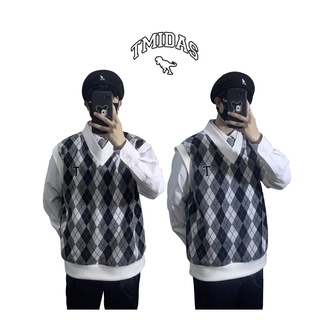 Áo Gile Tmidas da lộn oversize nam nữ from rộng Logo Tmidas thêu hàng có sẵn