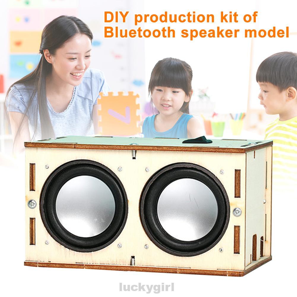 ABS Handmade Portable Non Toxic Entertainment Kids Adults Science Experiment STEM Learning DIY Bluetooth Speaker Box Kit