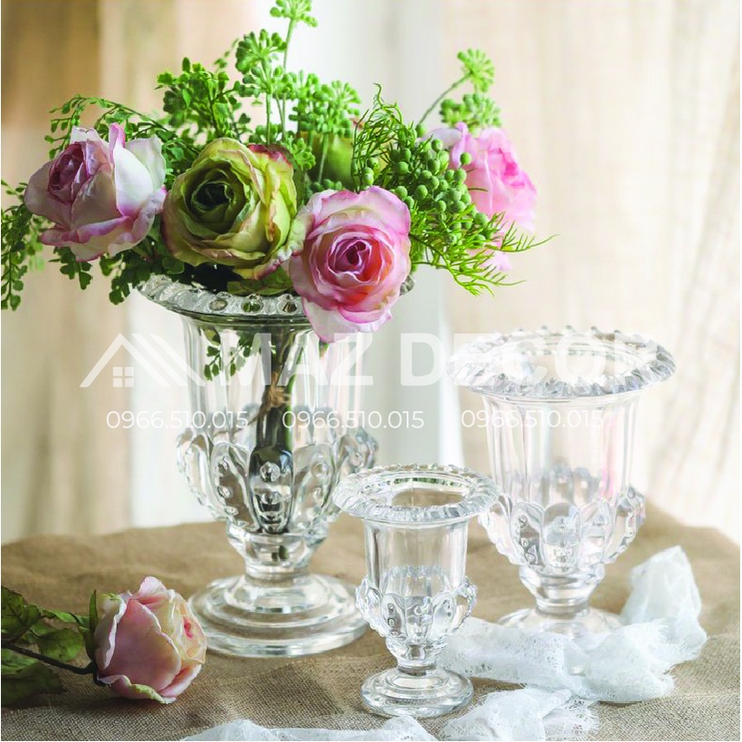 SALE GIÁ SỈ TẠI XƯỞNG Ly lọ cốc thủy tinh đựng để phật thủ, li cắm hoa, trồng hoa đẹp giá rẻ