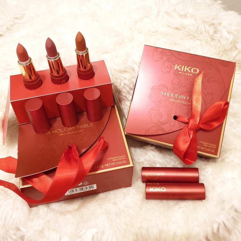 SET SON LÌ KIKO MINI LIPSTICK KIT