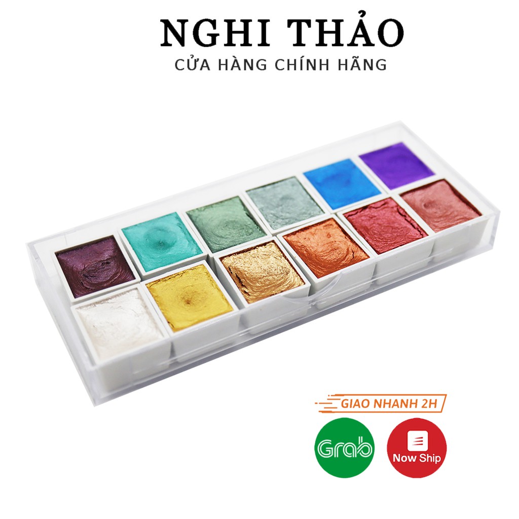 Màu nhũ nước nail