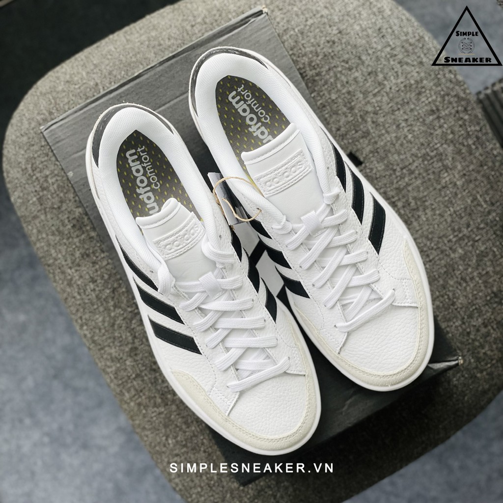 Giày Sneaker Adidas Grand Court SE Chính Hãng Giày Thể Thao Nam Adidas Màu Trắng Chuẩn Auth [FW3277] Simple Sneaker