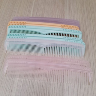Combo 4 cây lược chải tóc màu nhạt 19cm (màu ngẫu nhiên)