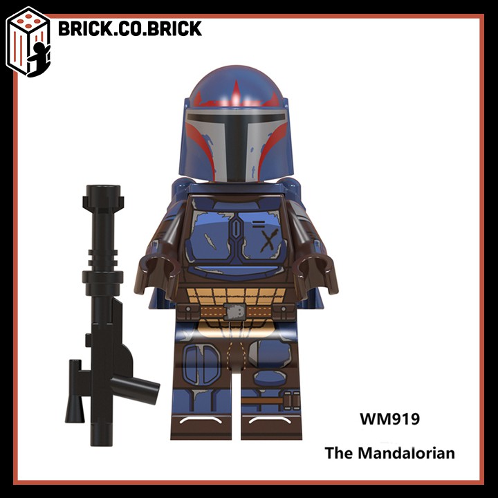 WM6085 (CÓ SẴN) - Đồ chơi lắp ráp minifigures và lego Star Wars Chiến tranh giữa các vì sao nhân vật Mandalorian.